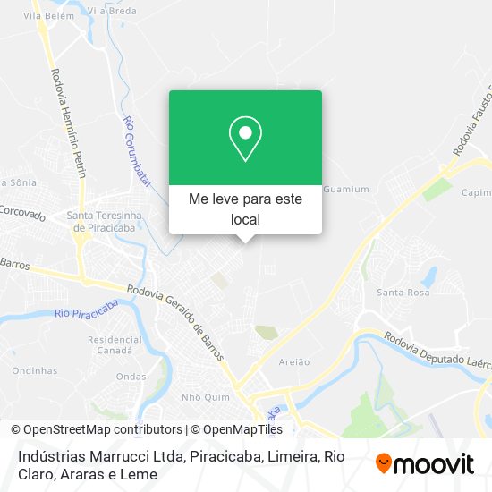 Indústrias Marrucci Ltda mapa