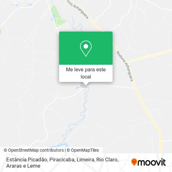 Estância Picadão mapa