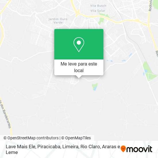 Lave Mais Ele mapa