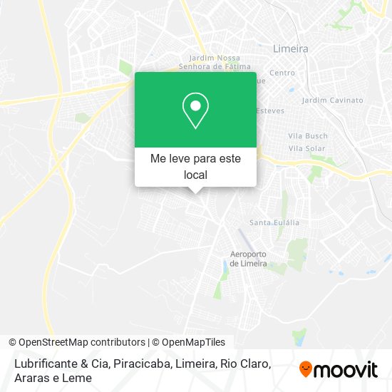 Lubrificante & Cia mapa