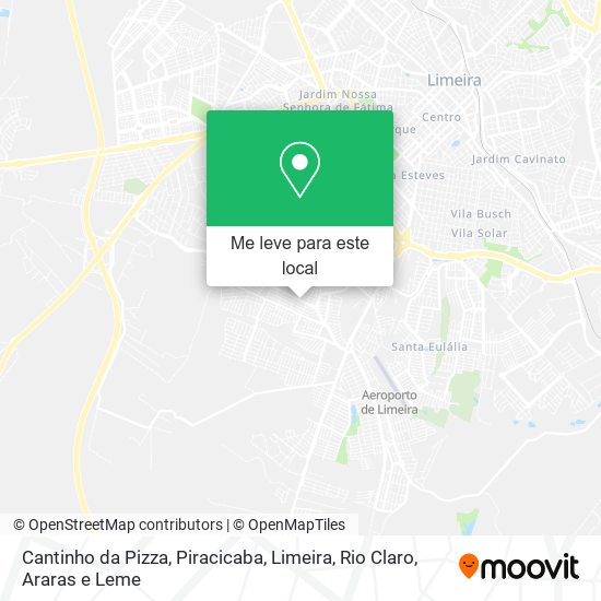 Cantinho da Pizza mapa