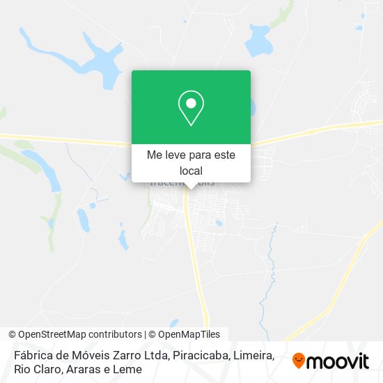 Fábrica de Móveis Zarro Ltda mapa