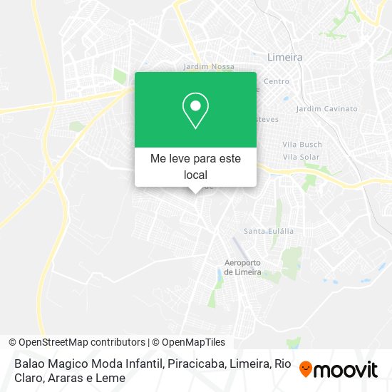 Balao Magico Moda Infantil mapa