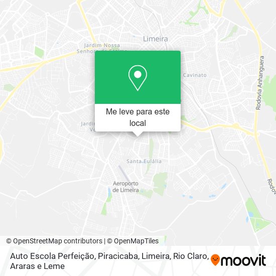 Auto Escola Perfeição mapa
