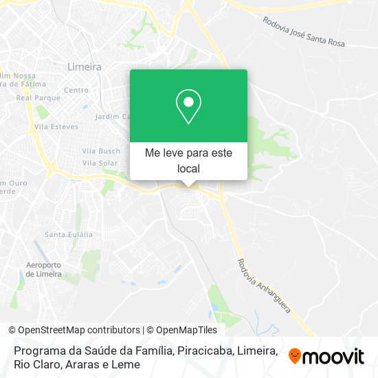 Programa da Saúde da Família mapa