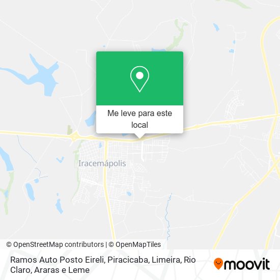 Ramos Auto Posto Eireli mapa