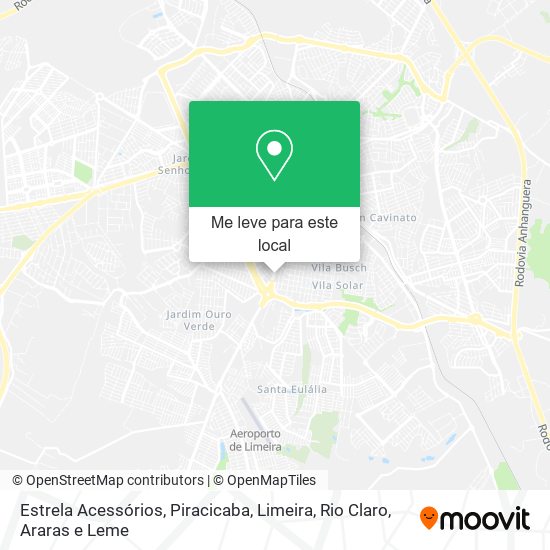 Estrela Acessórios mapa