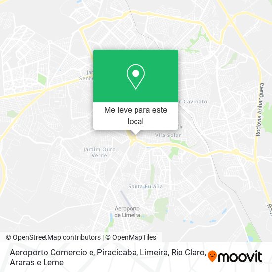 Aeroporto Comercio e mapa