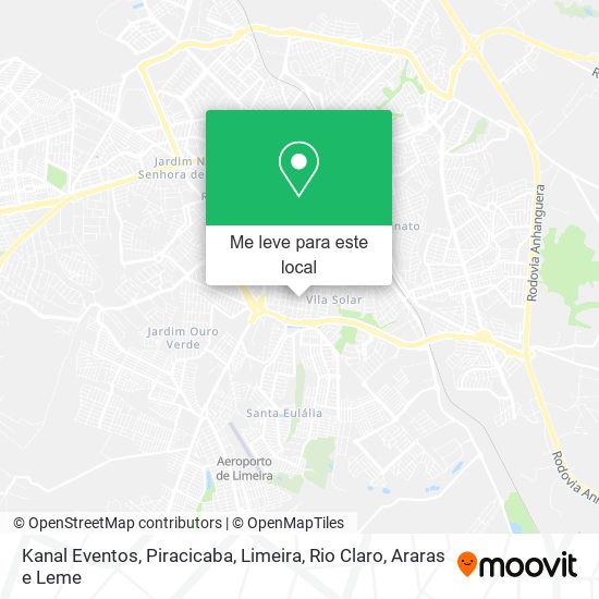 Kanal Eventos mapa