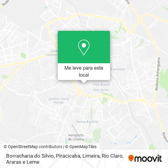 Borracharia do Silvio mapa