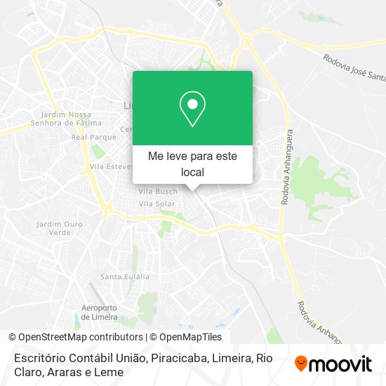 Escritório Contábil União mapa