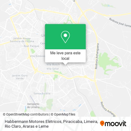 Habbermann Motores Elétricos mapa