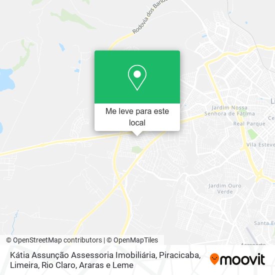 Kátia Assunção Assessoria Imobiliária mapa