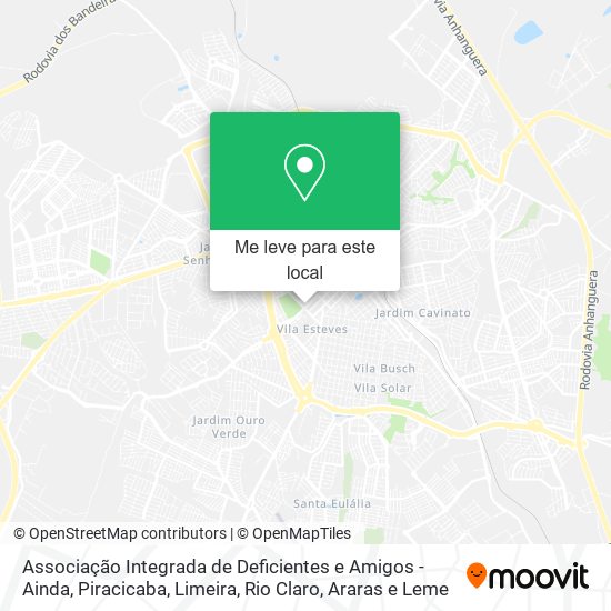 Associação Integrada de Deficientes e Amigos - Ainda mapa