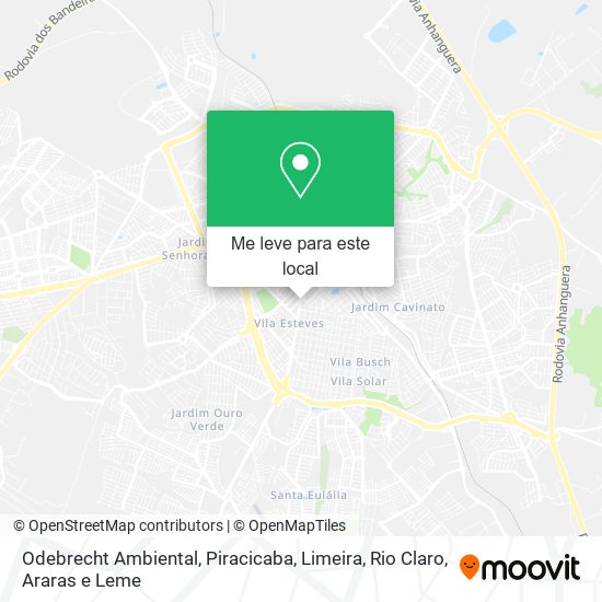 Odebrecht Ambiental mapa