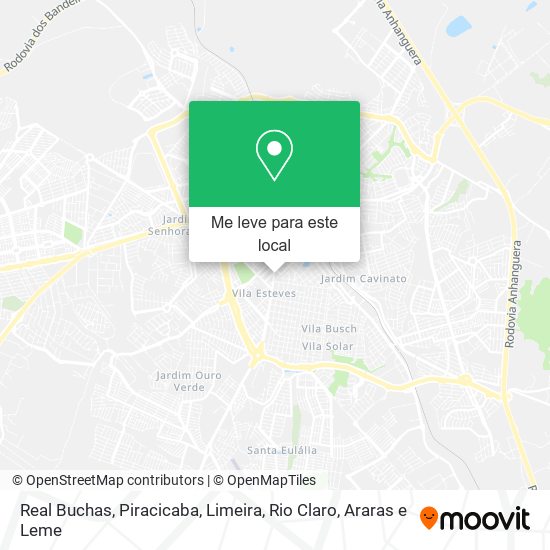 Real Buchas mapa