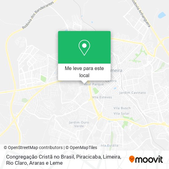 Congregação Cristã no Brasil mapa