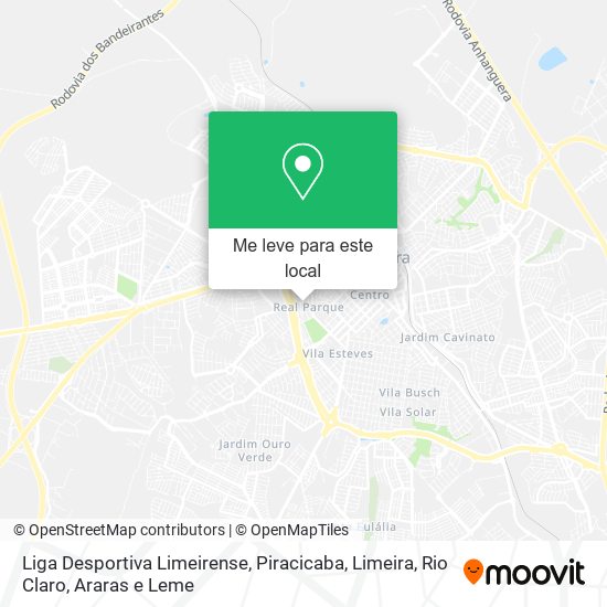 Liga Desportiva Limeirense mapa