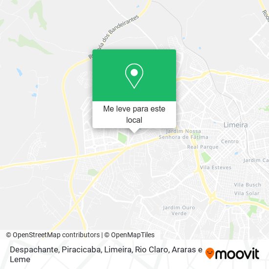 Despachante mapa