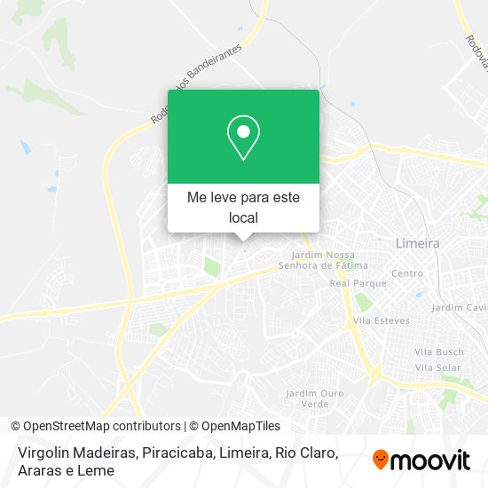 Virgolin Madeiras mapa