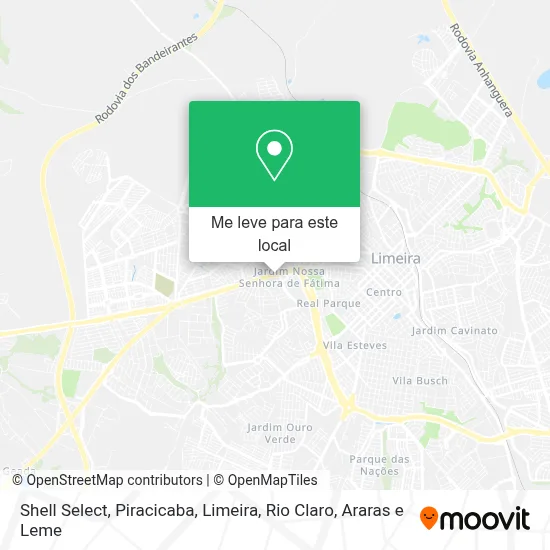 Shell Select mapa