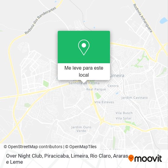 Over Night Club mapa