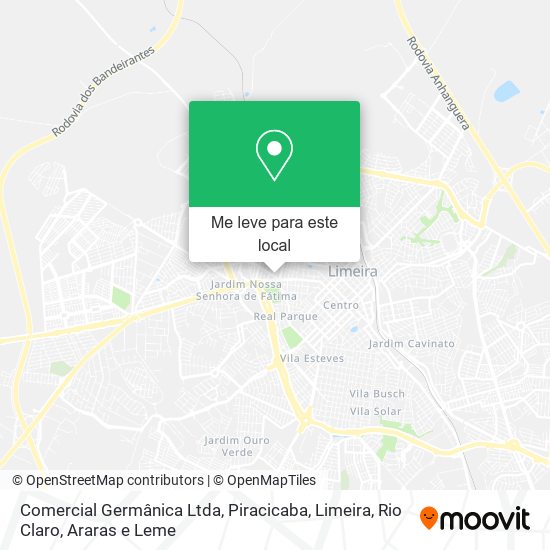 Comercial Germânica Ltda mapa