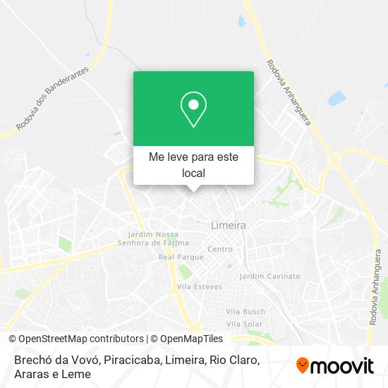 Brechó da Vovó mapa