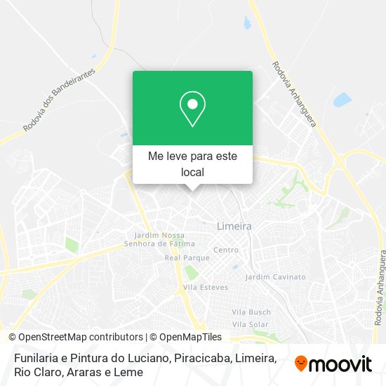 Funilaria e Pintura do Luciano mapa