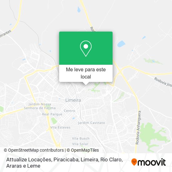 Attualize Locações mapa