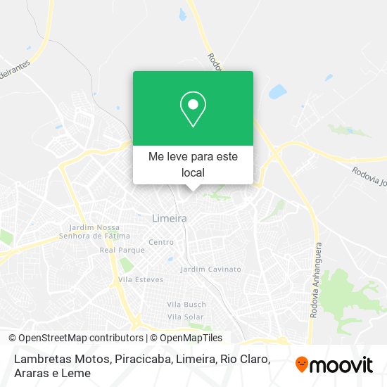 Lambretas Motos mapa