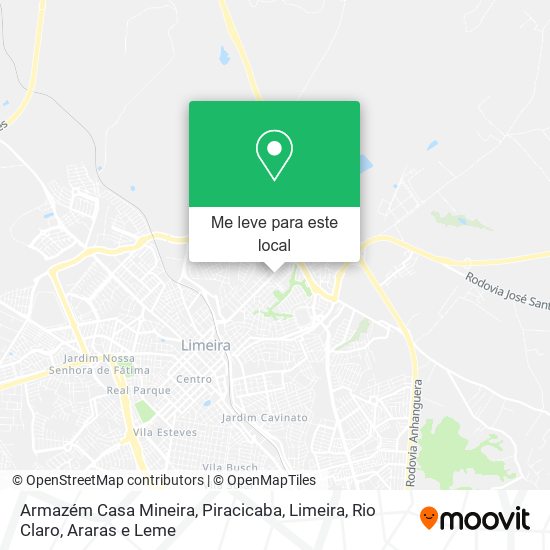 Armazém Casa Mineira mapa