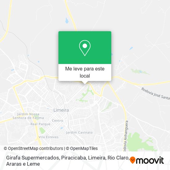 Girafa Supermercados mapa