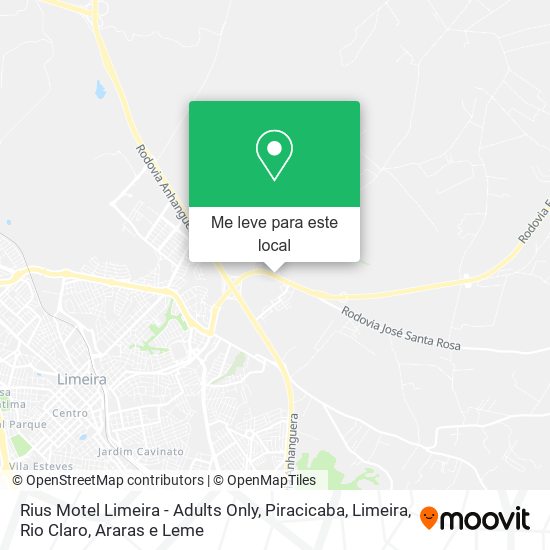 Rius Motel Limeira - Adults Only mapa