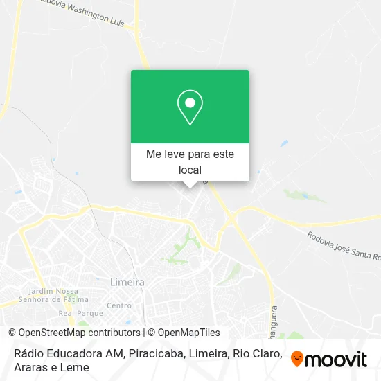 Rádio Educadora AM mapa