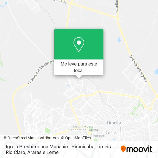 Igreja Presbiteriana Manaaim mapa