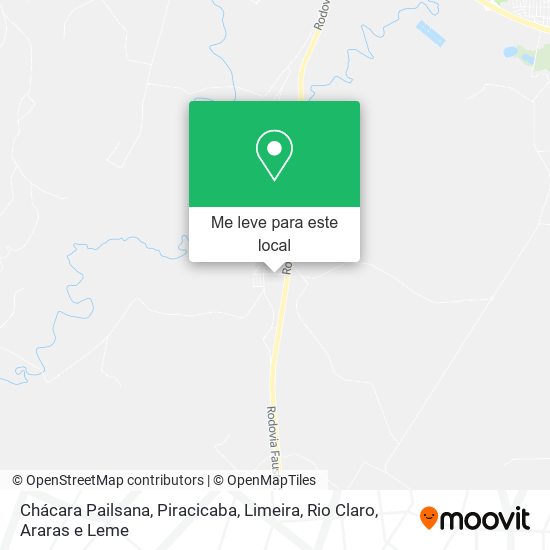 Chácara Pailsana mapa