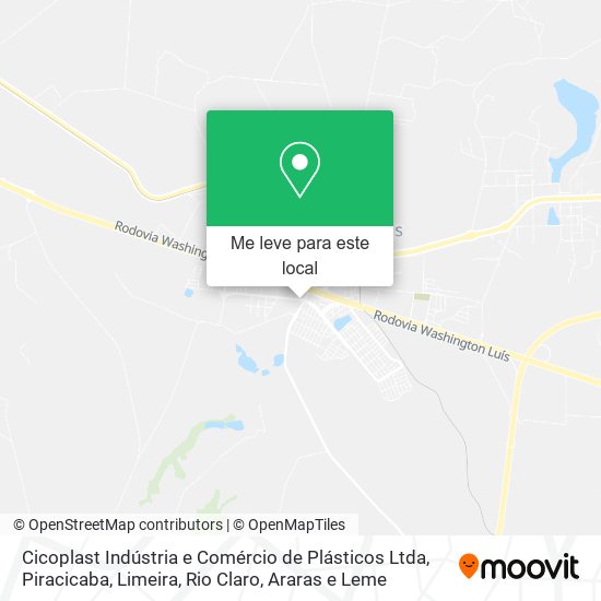 Cicoplast Indústria e Comércio de Plásticos Ltda mapa