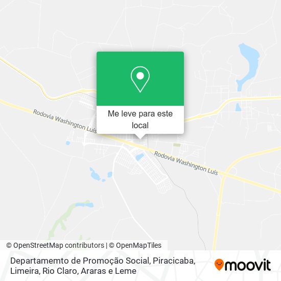 Departamemto de Promoção Social mapa