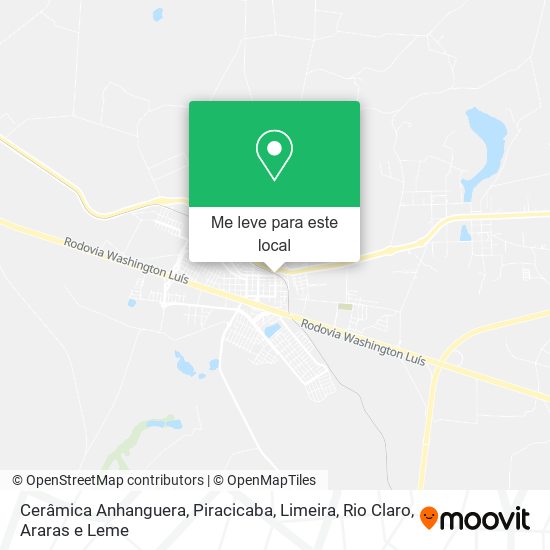Cerâmica Anhanguera mapa