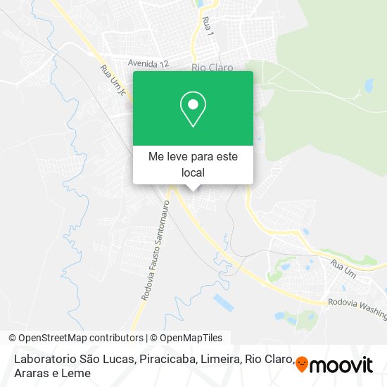 Laboratorio São Lucas mapa