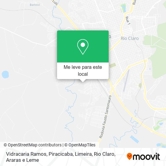 Vidracaria Ramos mapa