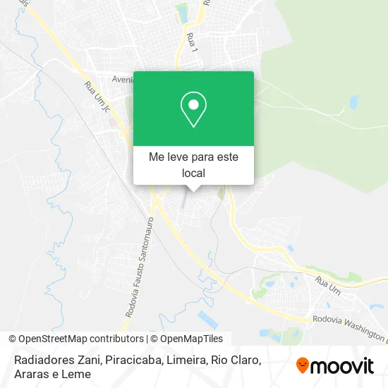 Radiadores Zani mapa