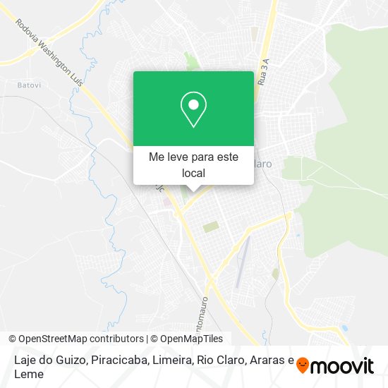 Laje do Guizo mapa