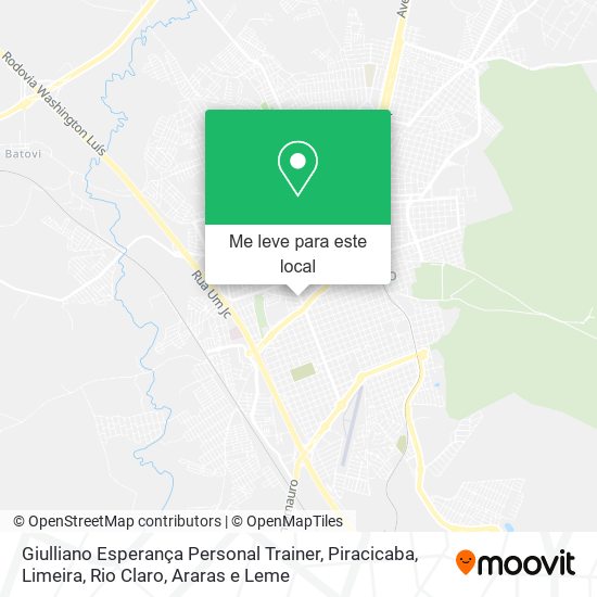 Giulliano Esperança Personal Trainer mapa