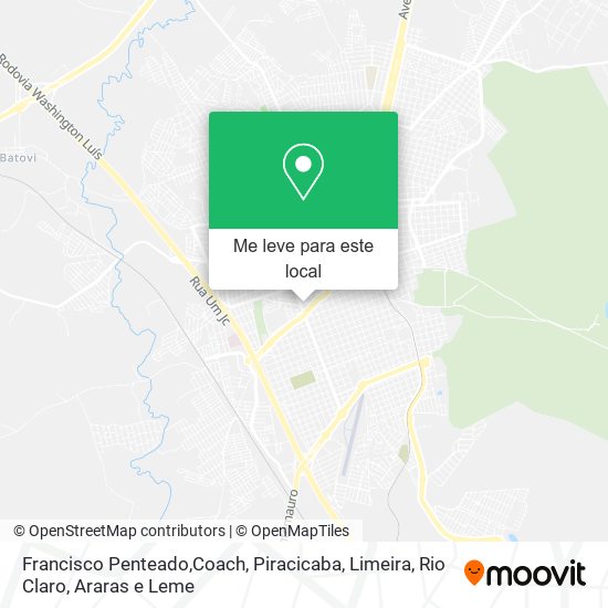 Francisco Penteado,Coach mapa
