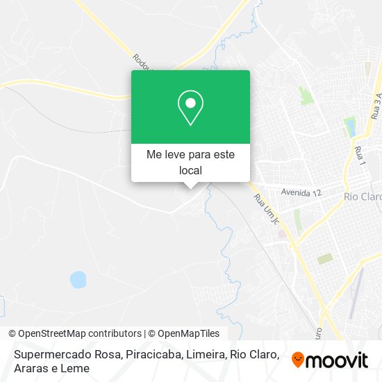 Supermercado Rosa mapa