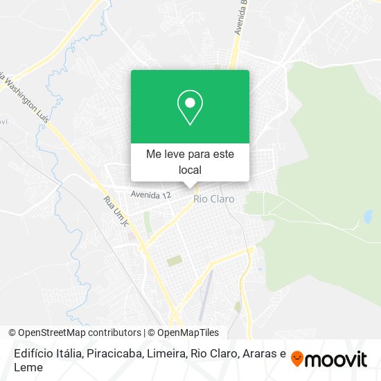 Edifício Itália mapa