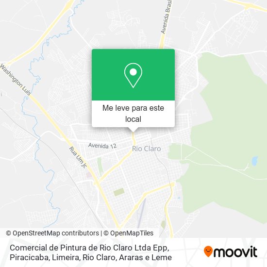 Comercial de Pintura de Rio Claro Ltda Epp mapa