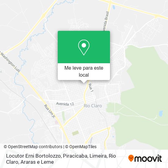 Locutor Erni Bortolozzo mapa